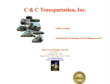 Tablet Screenshot of cctransportation.us